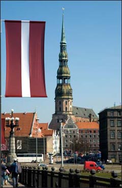 Latvia Flag